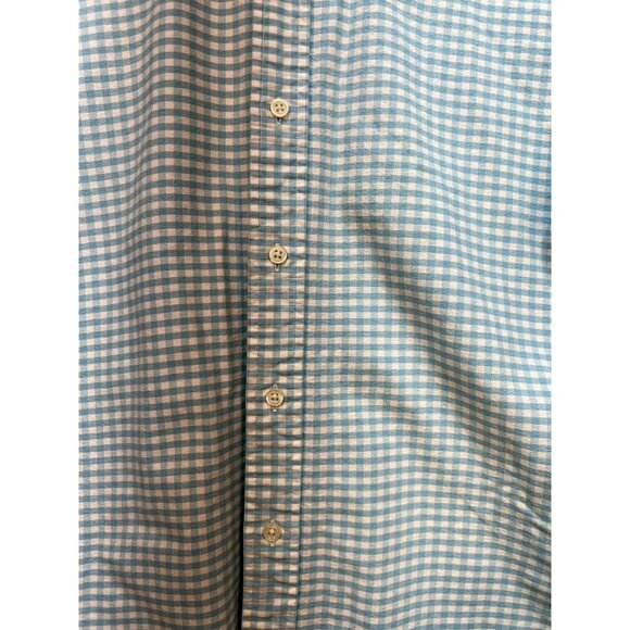 Ralph Lauren Men's Preppy Button Down Shirt Long Sleeve Size XL Blue White Check - Picture 9 of 13